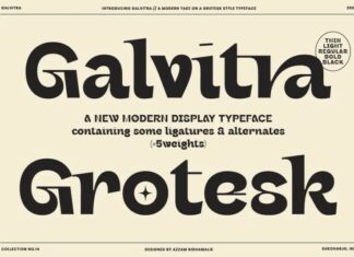 Galvitra Font