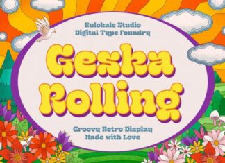 Geska Rolling Font