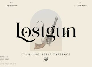 Lostgun Font