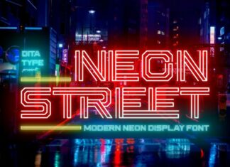 Neon Street Font