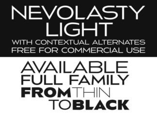 Nevolasty Light Font