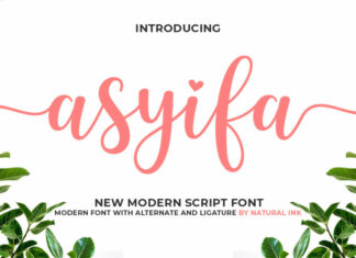 Asyifa Script Font
