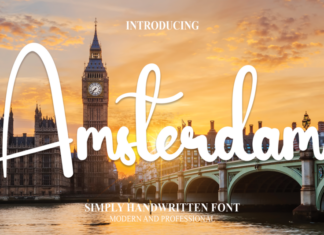Amsterdam Script Typeface