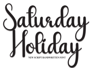Saturday Holiday Font