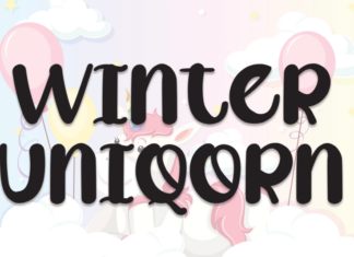 Winter Uniqorn Display Font