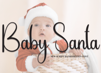 Baby Santa Script Font