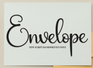 Envelope Script Font