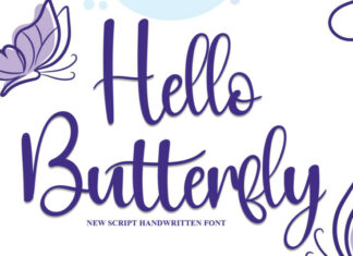 Hello Butterfly Font