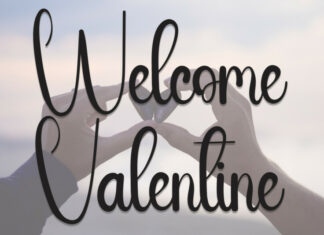 Welcome Valentine Script Typeface