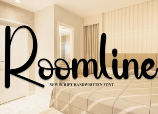 Roomline Script Font