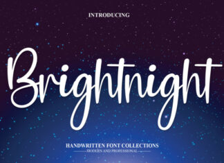 Brightnight Script Font