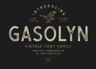 Gasolyn Display Font