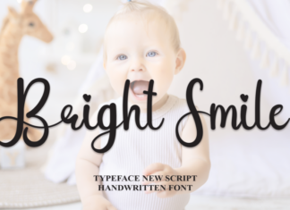 Bright Smile Font