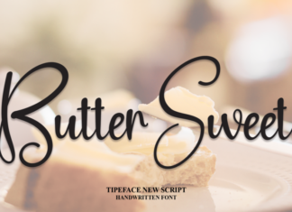 Butter Sweet Typeface