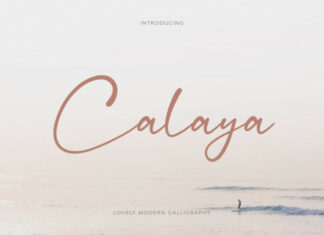 Calaya Script Font