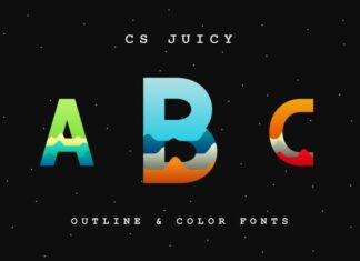 CS Juicy Color Font