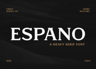 Espano Serif Font