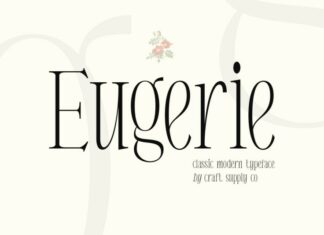 Eugerie Serif Font