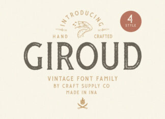 Giroud Vintage Font
