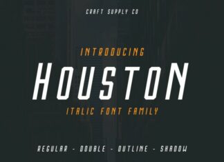 Houston Sans Serif Typeface