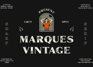 Marques Vintage Font