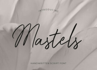 Mastels Script Font