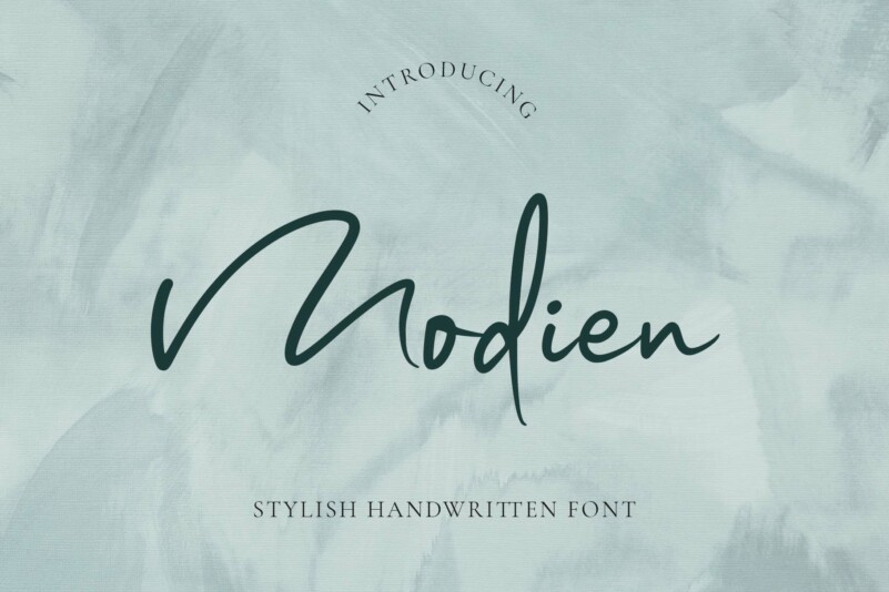 Modien Handwritten Font