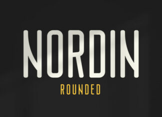 Nordin Rounded Font