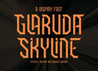 Glaruda Skyline Font