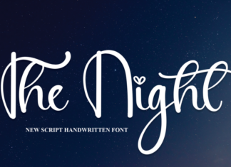 The Night Font