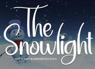 The Snowlight Script Font