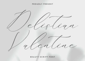 Delistian Valentine Font