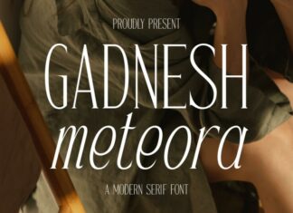 Gadnesh Meteora Font