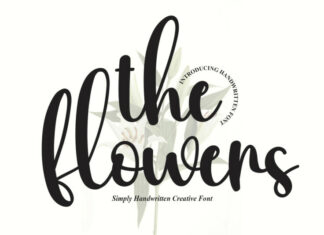 The Flowers Script Font