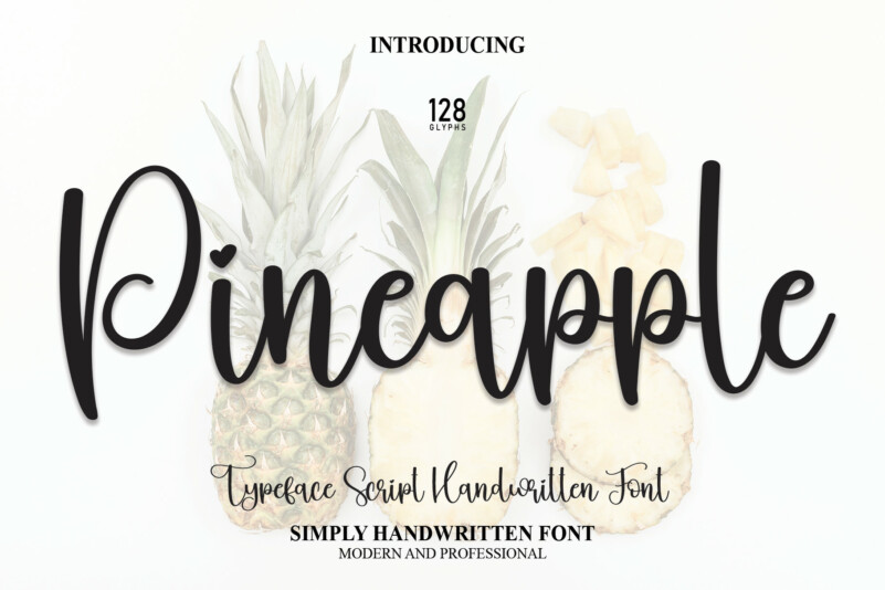 Pineapple Script Font