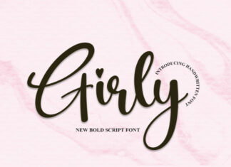 Girly Script Font