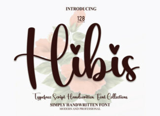 Hibis Script Font