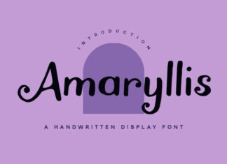Amaryllis - Handwritten Font