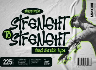 Strenght To Strenght Font