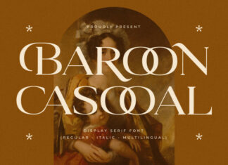 Baroon Casooal Font