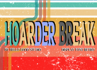 Hoader Break Font