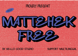 Mattehek Free Font