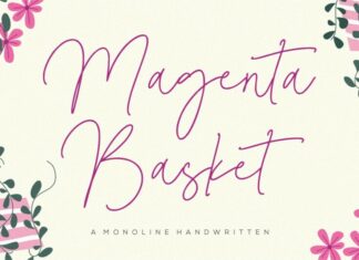 Magenta Basket Font