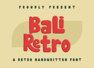 Bali Retro Font
