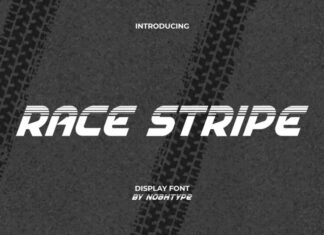 Race Stripe Font