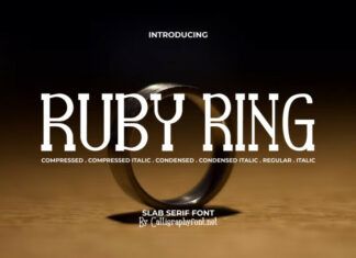 Ruby Ring Font