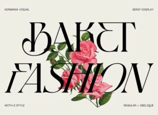Baket Fashion Font