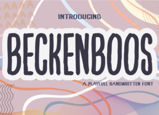 Beckenboos Font