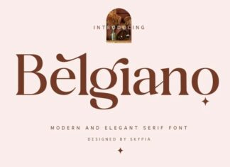 Belgiano Serif Font