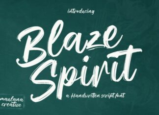 Blaze Spirit Font